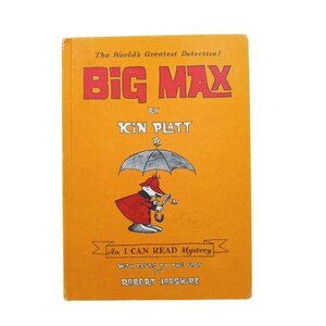 Big Max Worlds Greatest Detective Vintage Childrens Hardcover Book Kin Platt
